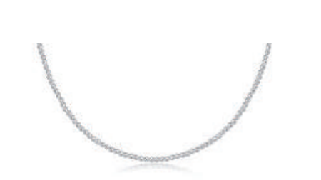 15" Choker Classic Sterling 2mm Bead