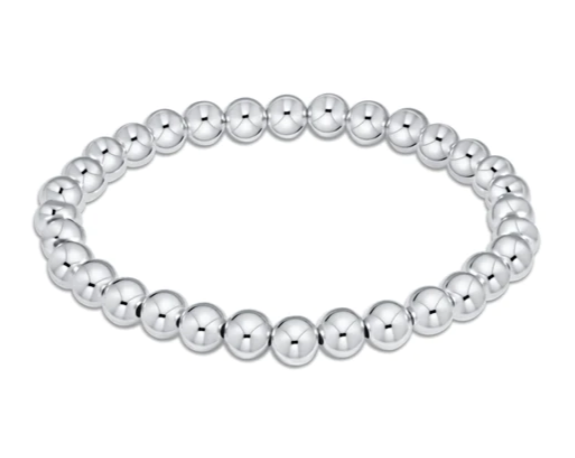 Extends - Classic Sterling 6mm Bead Bracelet