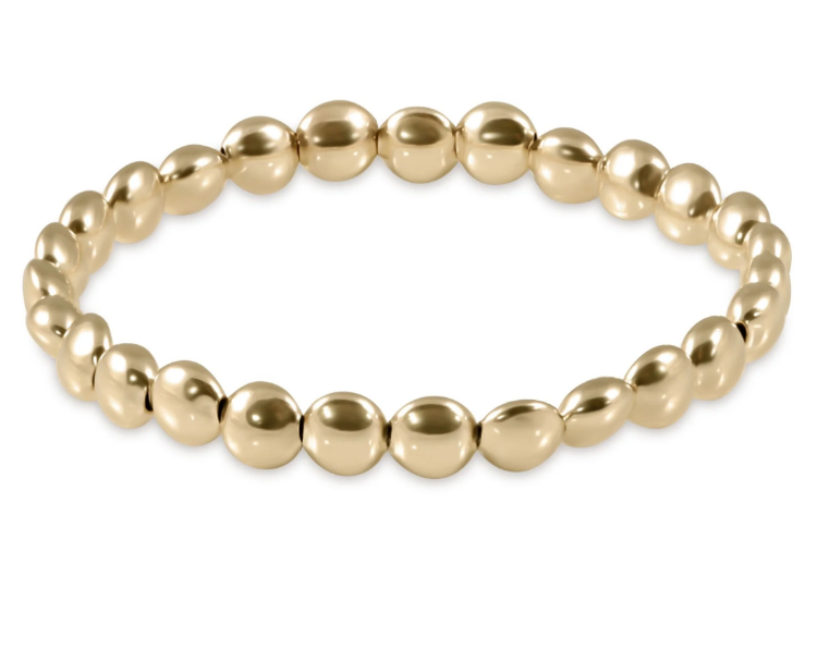 Honesty Gold 6mm Bead Bracelet