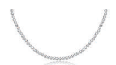 15" Choker Classic Sterling 3mm Bead
