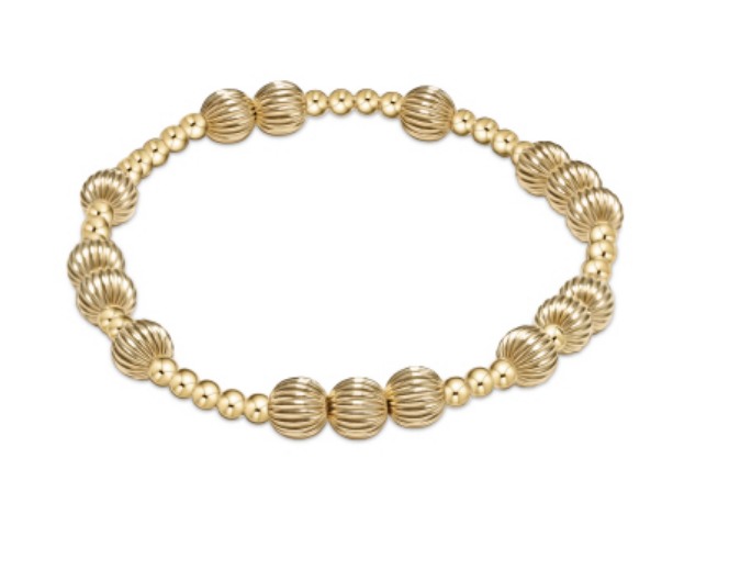 Hope Unwritten Dignity 6mm Bead Bracelet - Gold