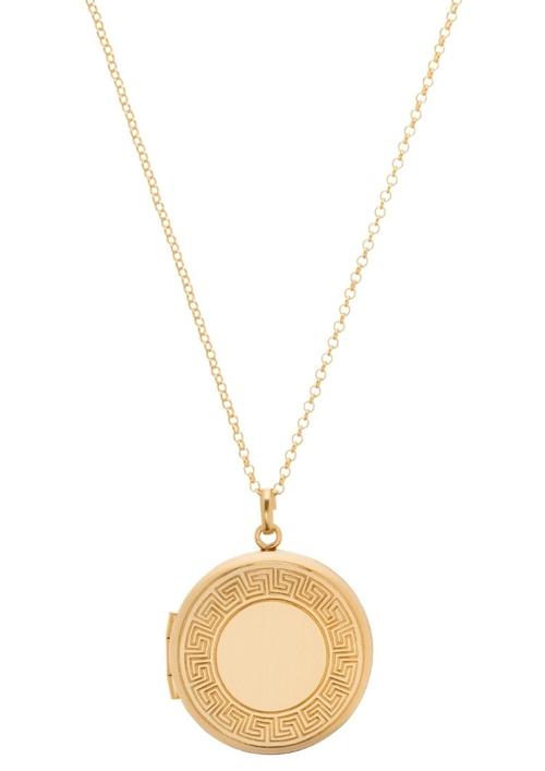 16" Necklace Gold - Cherish Small Gold Locket