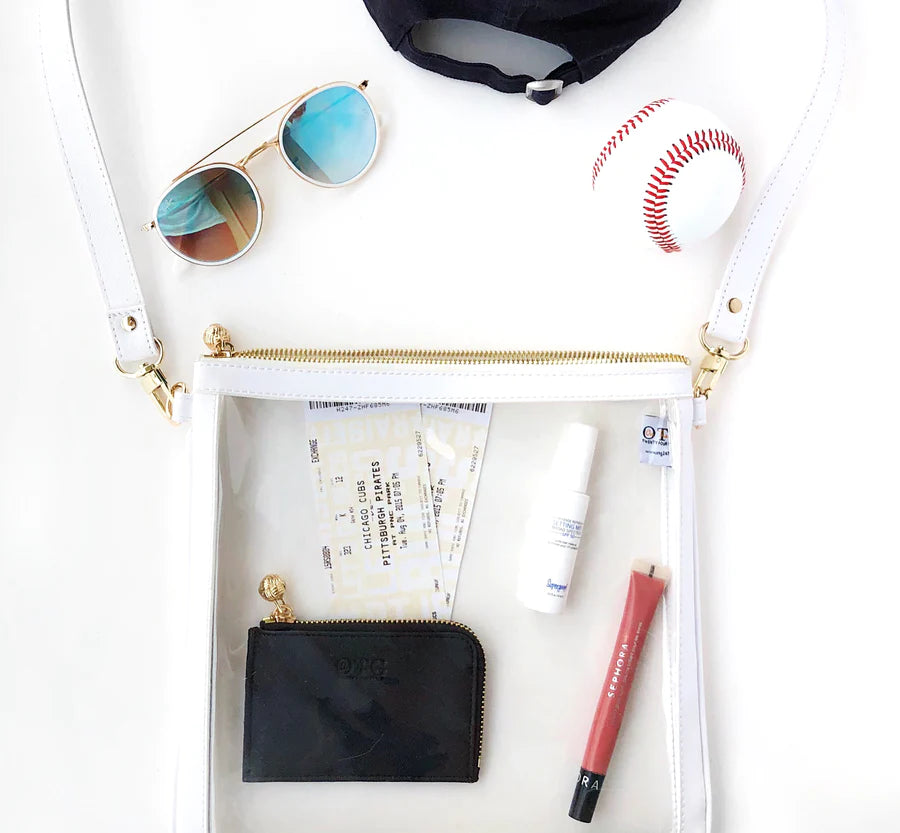 #6 Crossbody Clear Bag w/ Strap