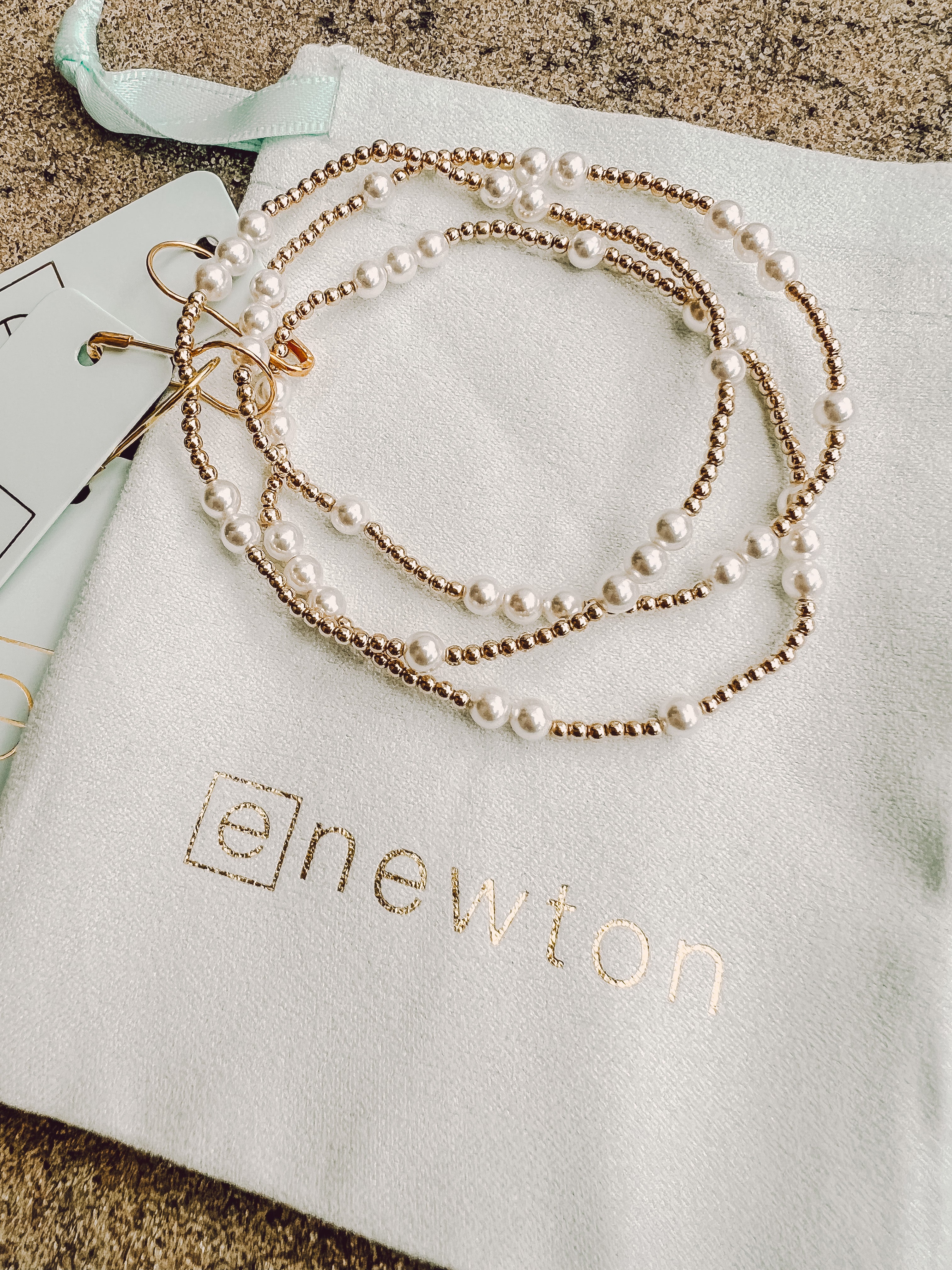 Hope Unwritten 4mm Bead Bracelet - Pearl