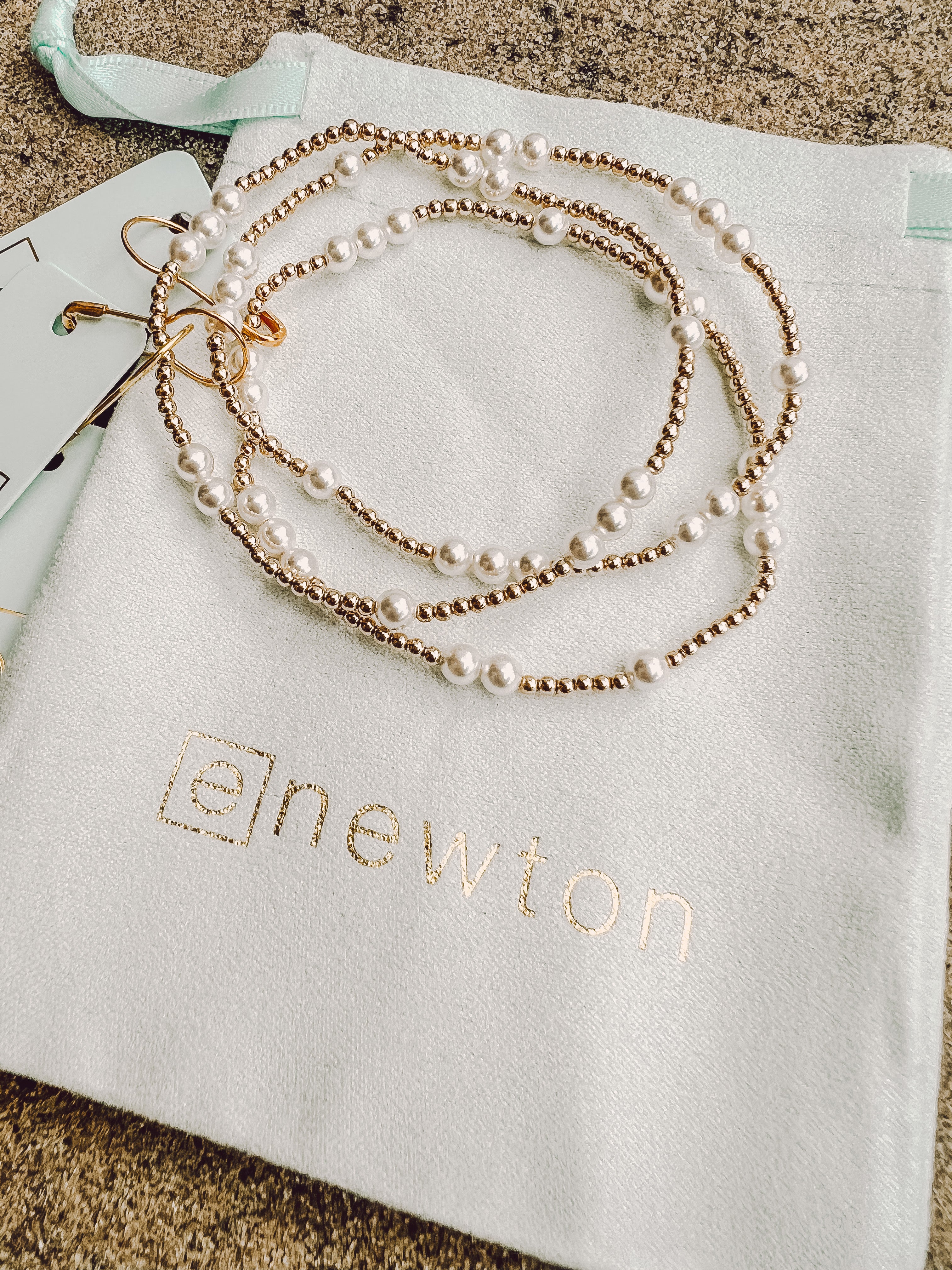 Hope Unwritten 4mm Bead Bracelet - Pearl