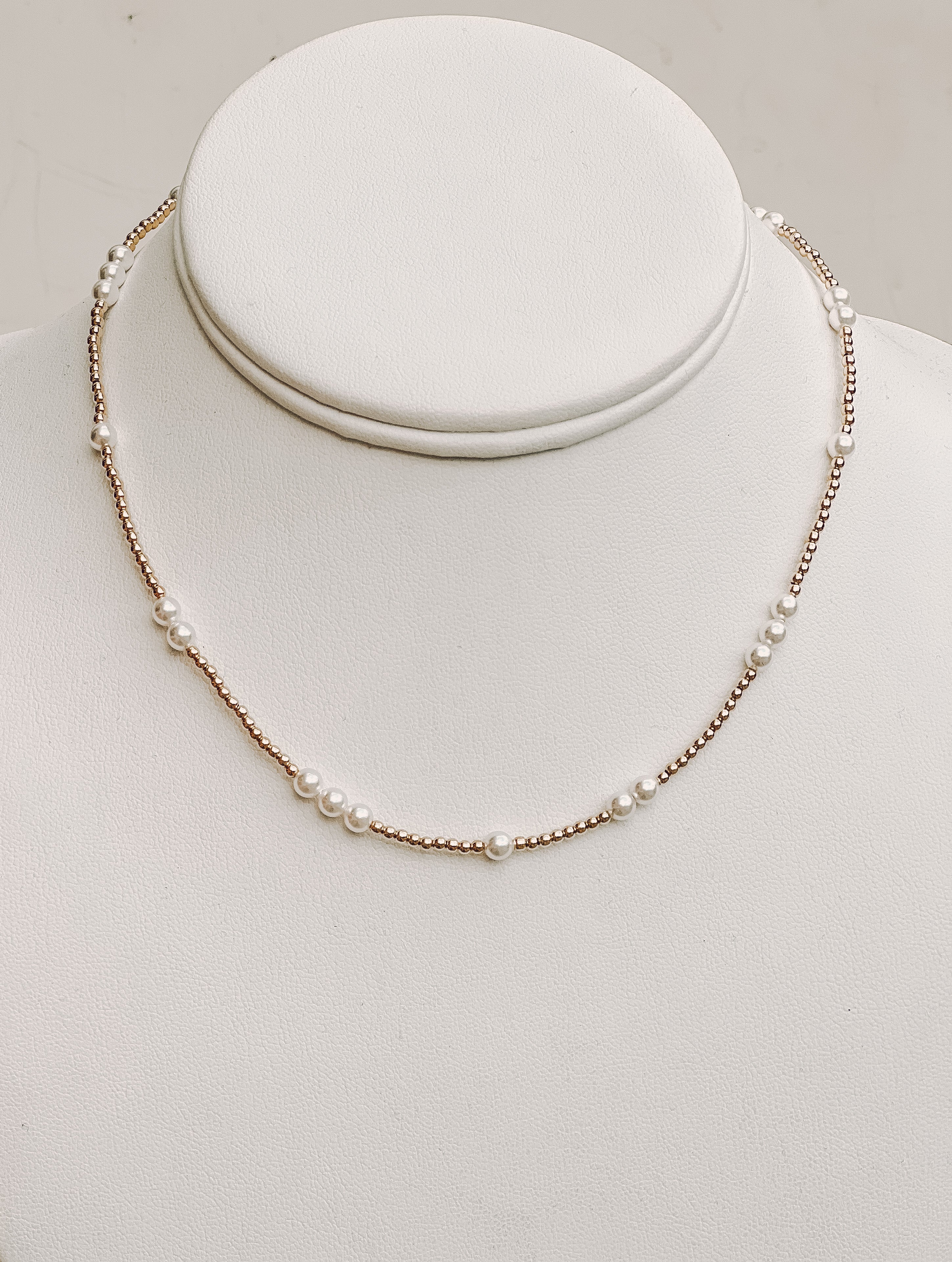 15" Choker Hope Unwritten - 4mm Pearl