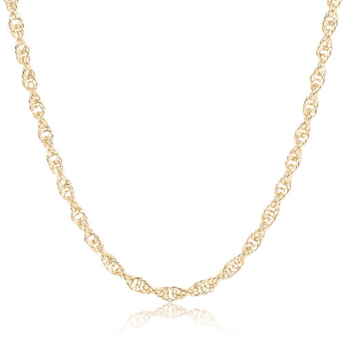15" Choker Rope Chain - Gold