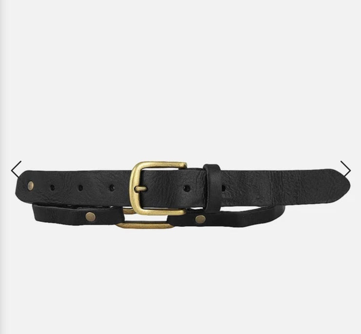 Krystel Chain Link Leather Belt