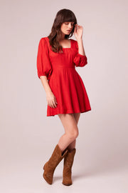Josette Dress "Aurora Red"