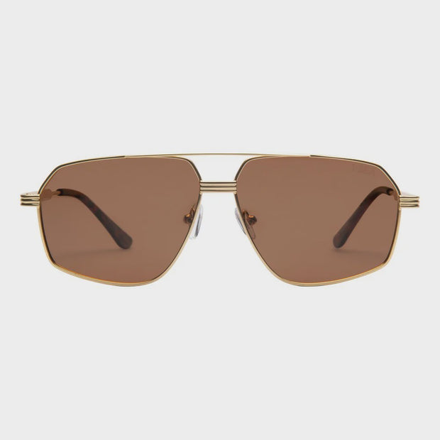 Bliss "Gold / Brown" Polarized Lens Sunglasses