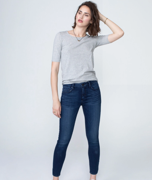 Kora Mid Rise Skinny "Blue Star"