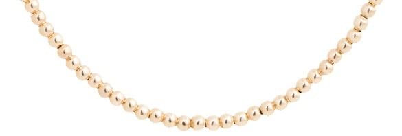 15" Choker Classic Gold 2mm Bead