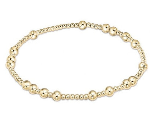 Hope Unwritten 4mm Bead Bracelet - Gold